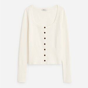 Madewell The Signature Knit Scoopneck Cardigan